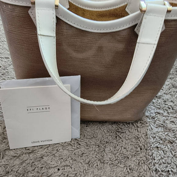 Louis Vuitton Tan Epi Plage Tote - Picture 12 of 12